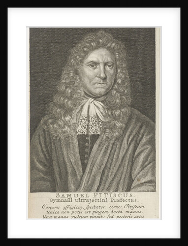 Portrait of Samuel Pitiscus by Joh. Lomejer