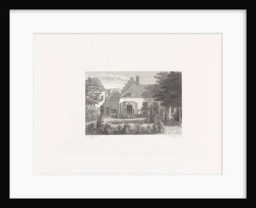 Back of a house by Christiaan Lodewijk van Kesteren