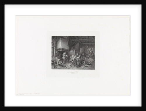 Peasants indoors by Adriaen van Ostade