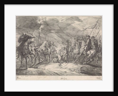 Battlefield Scene by Theodorus van Kessel