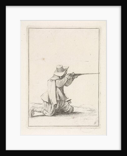 Kneeling soldier by Philips Wouwerman