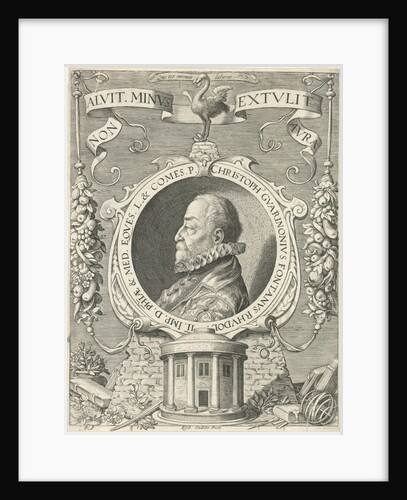 Portrait of Christoph Guarinonius Fontanus by Aegidius Sadeler