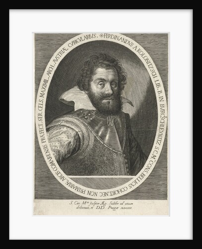 Portrait of Ferdinand von Kolonits by Aegidius Sadeler