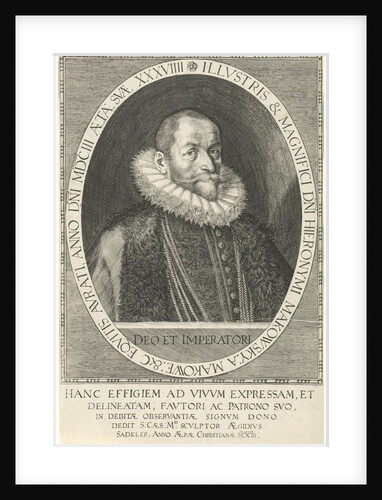 Portrait of Hieronymus Makowsky by Aegidius Sadeler