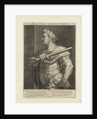 Portrait of Emperor Domitian by Marcus Christoph Sadeler