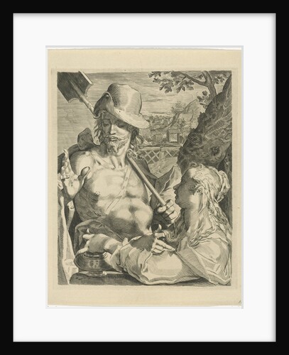 Christ appears as a gardener to Mary Magdalene (Noli mi tangere) by Anonymous