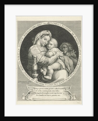 Mary and Child with John the Baptist by Aegidius Sadeler