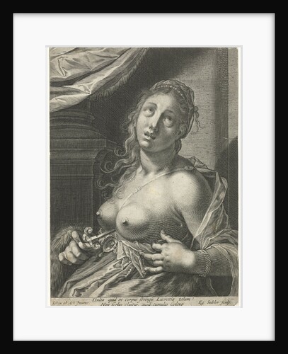 Suicide of Lucretia by Aegidius Sadeler