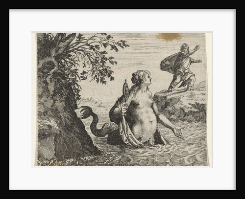 Fable of the Mermaid by Aegidius Sadeler