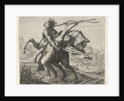 Fable of the abduction of a woman by a centaur by Aegidius Sadeler