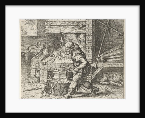 Fable of the blacksmith and the dog by Marcus Gheeraerts I