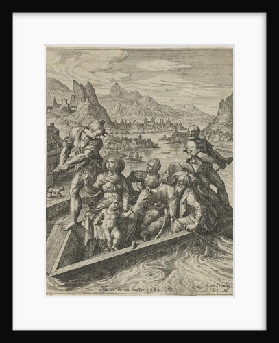 Return from Egypt by Johann Sadeler I