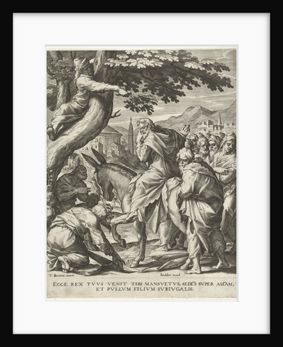 Entry into Jerusalem by Johann Sadeler I