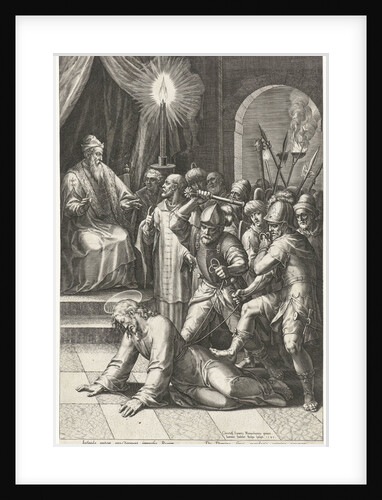Christ before the Sanhedrin by Johann Sadeler I