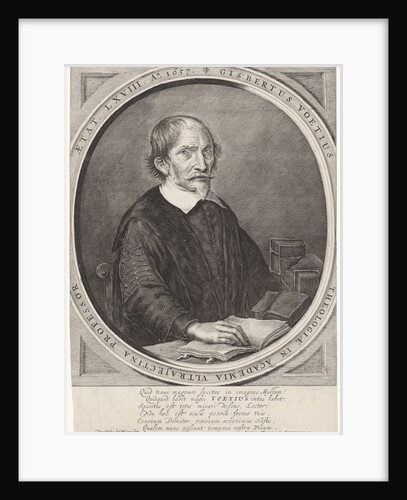 Portrait of Gijsbert Voet by Clement de Jonghe