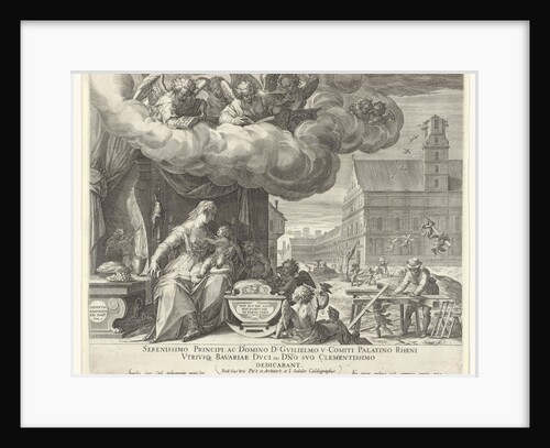 Holy Family in Egypt by Willem V de Vrome van Beieren