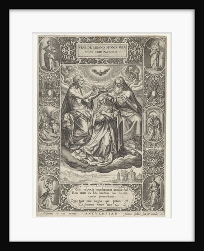 Coronation of Mary by Johann Sadeler I