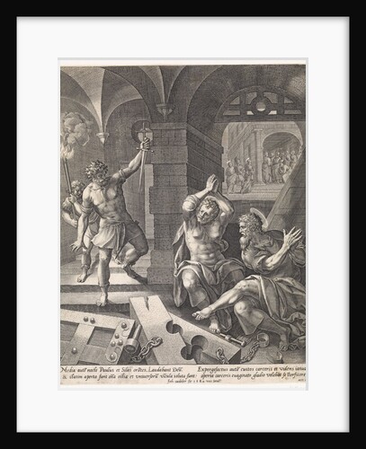 Conversion of the Philippian jailer by Johann Sadeler I