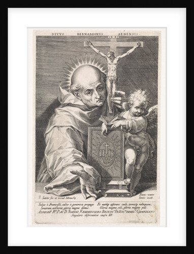 Saint Bernard of Siena by Johann Sadeler I