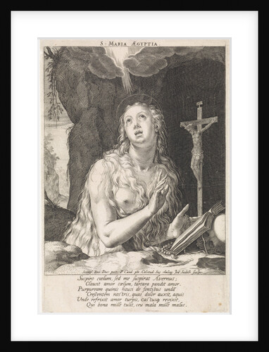 Saint Mary of Egypt by Johann Sadeler I