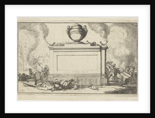 Series of thirteen images of the villages in the province of Utrecht and castles destroyed by the French in 1672 by Anonymous