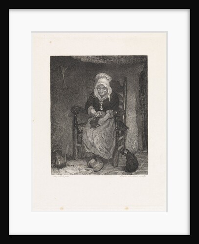 Coffee Grinding woman by Abram George Steelink