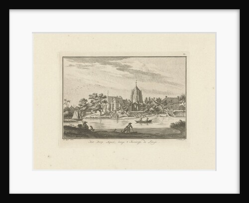View of Acquoy The Netherlands by Caspar Jacobsz. Philips
