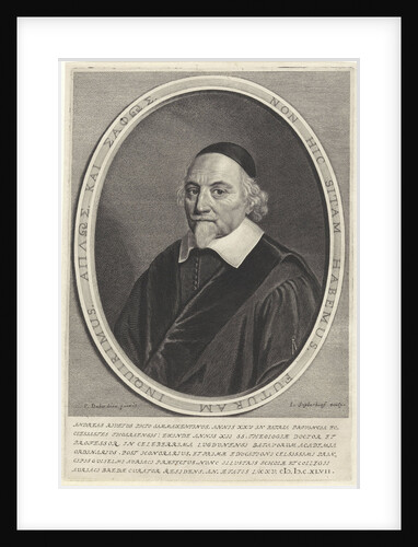 Portrait of André Rivet by Jonas Suyderhoef