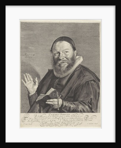 Portrait of Caspar Sibelius by Jonas Suyderhoef