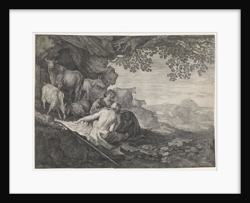 Shepherd and shepherdess by Moyses van Wtenbrouck