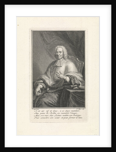 Portrait of Charles Rollin by Pieter Tanjé