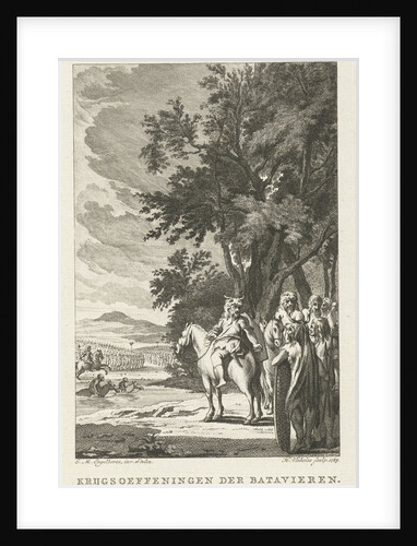 Batavians martial exercises by Harmanus Vinkeles