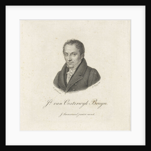 Portrait of Jacob Oosterwijk Bruyn by Johannes Immerzeel