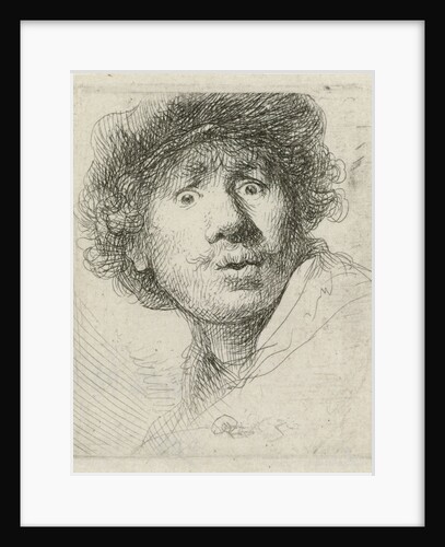 Wide-eyed by Rembrandt Harmensz. van Rijn