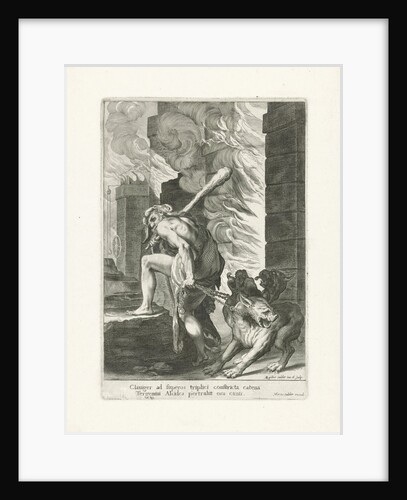 Hercules and Cerberus by Marcus Christoph Sadeler