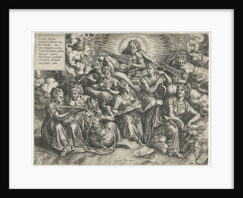 Apollo and the Muses by Hieronymus Cock