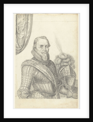 Portrait of Prince Maurice in armor by Anonymous