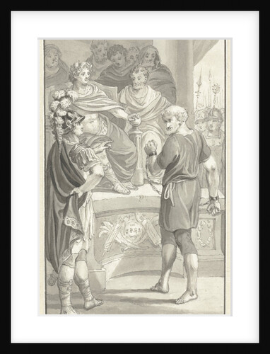 The suicide of Seneca and his wife by Reinier Vinkeles