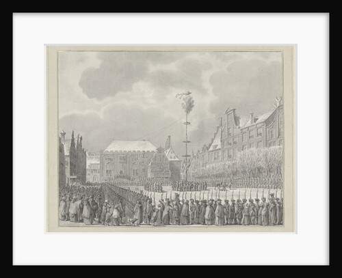 Abolition of Stadhouderschap on the Grote Markt in Haarlem The Netherlands by Vincent Jansz. van der Vinne