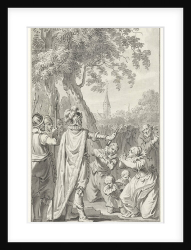 The inhabitants of Zierikzee beg Charles the Bold by For mercy