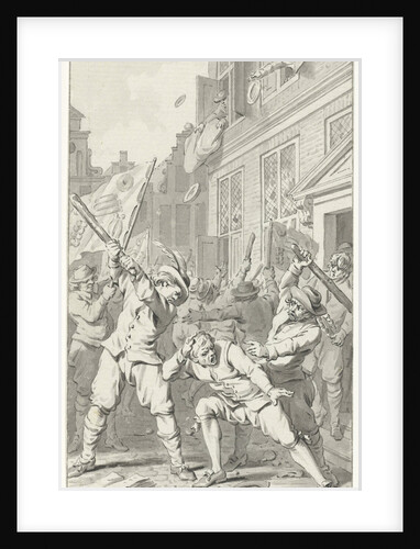 People's Anger in Alkmaar during the Cheese and Bread Riot by Jacobus Buys