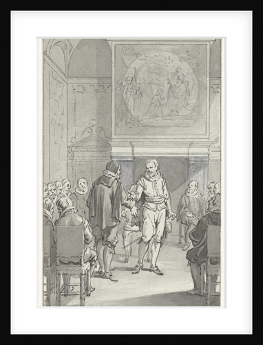 Cornelis Pietersz. Hooft speaks to Prins Maurits about the government change of Amsterdam by Anonymous