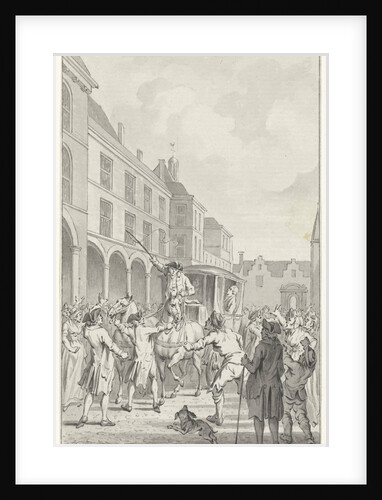 Stopping the coach of Gevaarts and De Gijzelaar by Anonymous