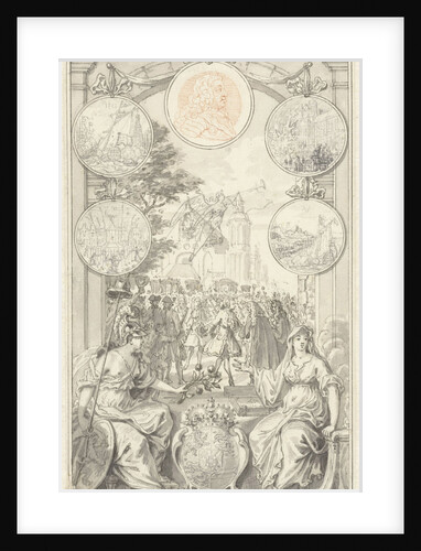 Allegory with the arrival of William IV by Simon Fokke