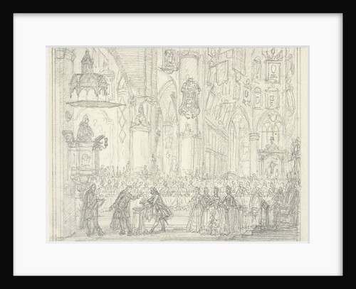 Baptism of Prince William Frederick by Simon Fokke