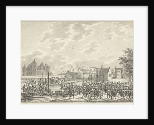 Arrival of Amsterdam armed civilians in Muiden The Netherlands by Daniël Kerkhoff