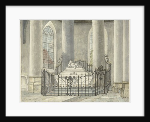 Gravestone of Catharina Alida van der Dussen by Gerrit Lamberts