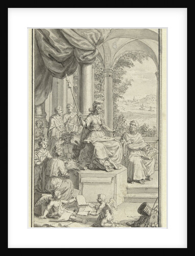 Design for title page for Present State of the United Netherlands, Part II by Anonymous