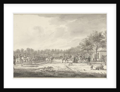 Revue Cavalry by Prince William V Malieveld The Hague The Netherlands by Paulus Constantijn la Fargue