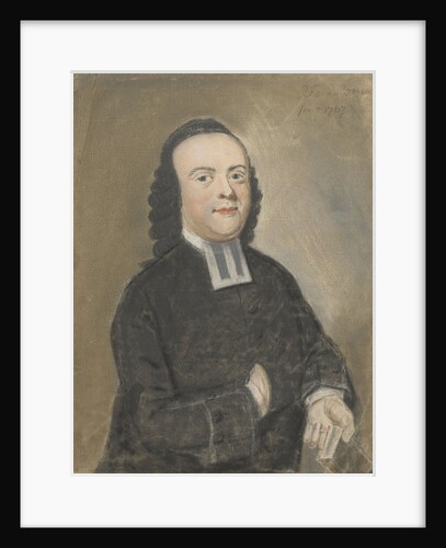 Portrait of the pastor Baart by Pieter Frederik de la Croix